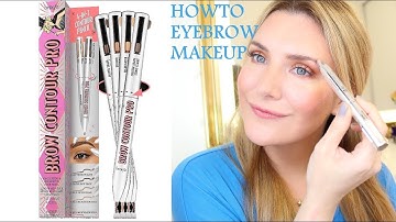 BENEFIT BROW CONTOUR PRO 4 in 1 PEN DEMO - Easiest way to do your brows??