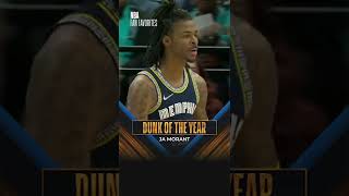 Dunk of the Year – Ja Morant | 2022 #NBAFanFavorites screenshot 3