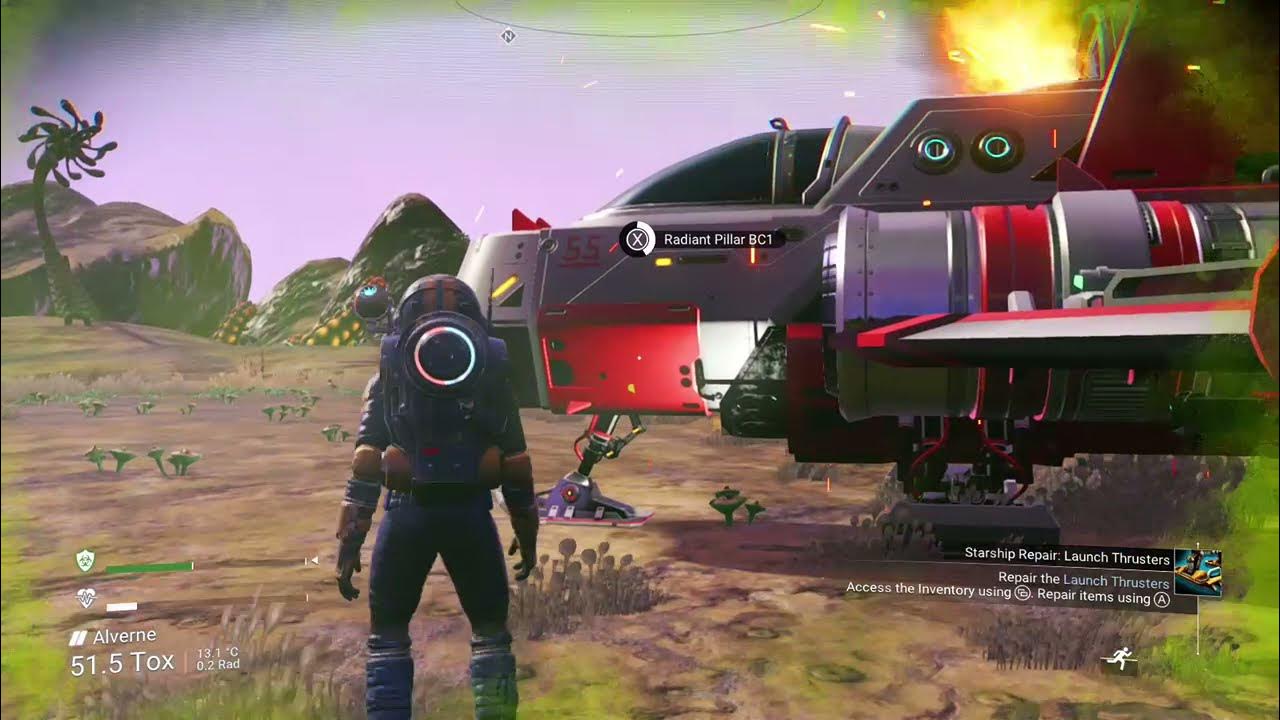 How to Refine Pure Ferrite & Finalize Ship Repair NMS No Man's Sky
