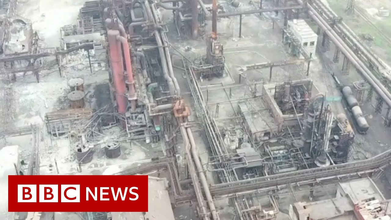 Ukrainian civilians evacuated from Mariupol steelworks bunker - BBC News