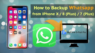 How to Backup WhatsApp from iPhone XS / XR / X / 8 (Plus) / 7 (Plus)