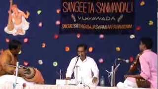 ... accompanied by sri s hanumantha rao(mridangam) & g
chakrapani(violen) for tyagarajaswamyvari 167th aara...