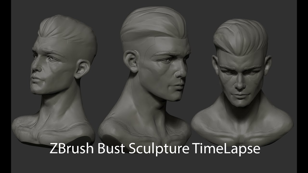 rough bust zbrush