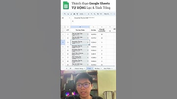 TỰ ĐỘNG sử dụng hàm SUMIF #googlesheets #dilamcungtheanh #array #sumif