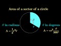 Area of a sector of a circle, with examples| Maths  | Leaving Cert Maths |