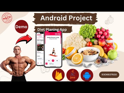 fitness app project in Android Studio and Java Language | fitness app source code | Android Project