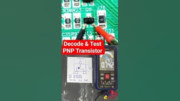 Decode SMD Transistor Marking 3F| How to Test SMD PNP Transistor in circuit BC857B #shorts