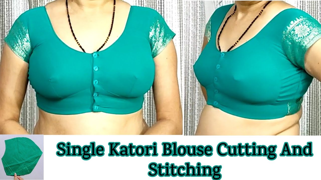 SINGLE KATORI BLOUSE Blouse Cutting And Stitching Katori Blouse single-katori-blouse-blouse-cutting-and-stitching-katori-blouse