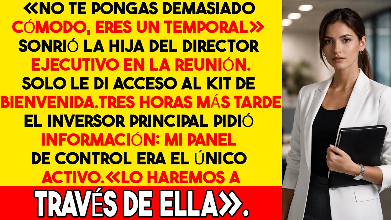 Ella solo entregó el kit de bienvenida… y se convirtió en la única con acceso real