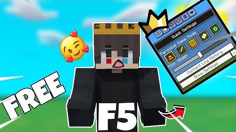🤯F5 Button Addon For Minecraft PE 1.21.23 |  F5❤️💯