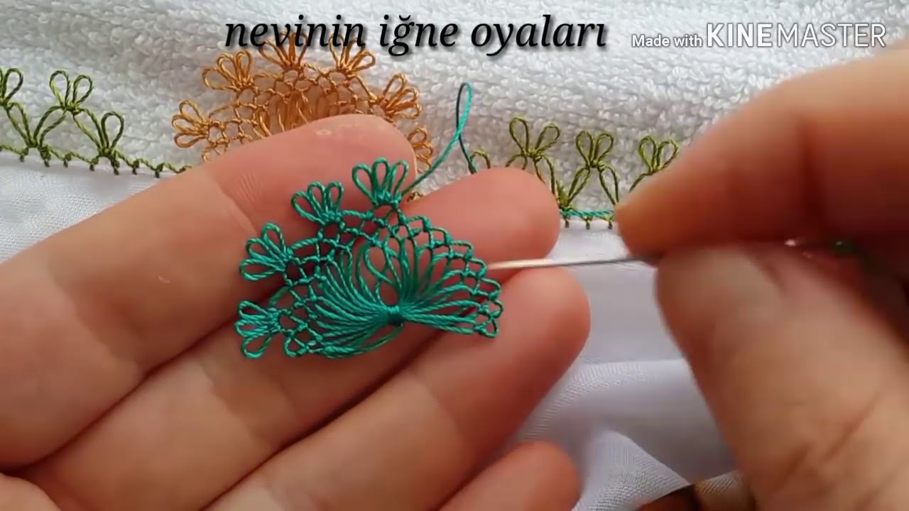 ÇATALLA YAPILAN HARİKA BİR İĞNE OYASI MODELİ