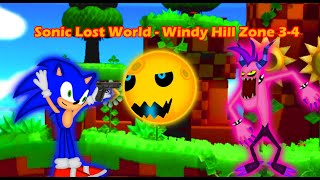 Sonic Lost World - Windy Hill Zone 3-4 #2 - Walka z Zazzem