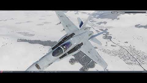 DCS- F/A-18 vs Mig-29 BFM