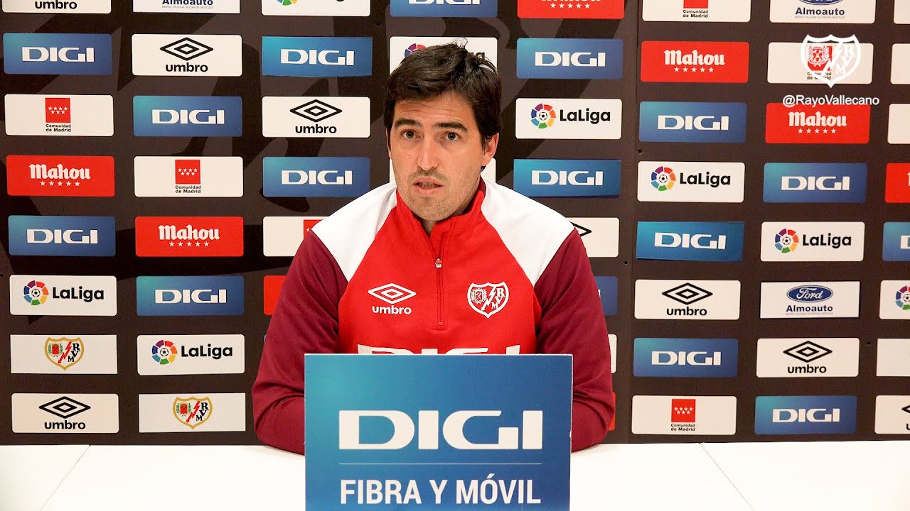 Andoni Iraola en la previa del FC Barcelona - Rayo Vallecano - YouTube