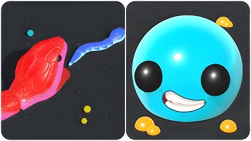 Snake Clash.io vs Clash Of Slime - (All ASMR Games, Part - 01)