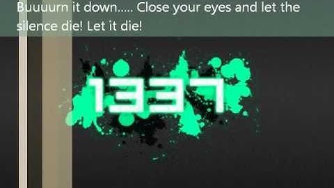 RESILIENCE (lyrics video) - 1337  [Official Video]