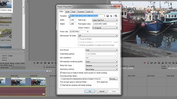 Sony Vegas Pro Basics EIGHT: Project Settings