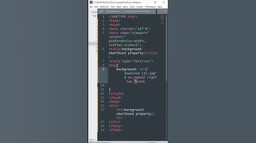Background shorthand property in css - how can use shorthand property in css#shorts#shortsfeed