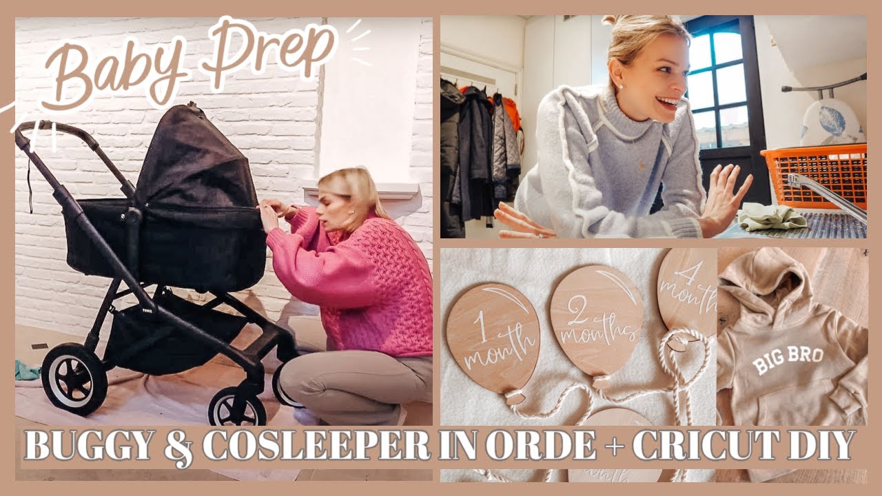 Buggy & Cosleeper klaarmaken & Baby Cricut DIY! WEEKVLOG 2024