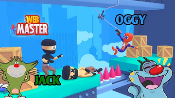 NOOB vs PRO vs HACKER | In Web Master |With Oggy And Jack | Dr. Octavius Gamer | ALL Levels