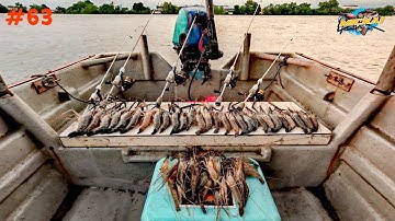 Air Cantik Tak Perna Mengecewakan Hasilnya ||Mancing Udang Galah Di Sungai Teluk Intan Perak