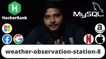 HackerRank weather observation station 8 Problem | SQL | Ashutosh Kumar