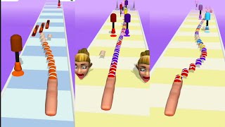 nail stack 3D Games 🧚‍♀️ | noob vs pro vs hacker vs god | Gameplay #PikiPlay screenshot 4