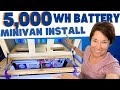 How to install redodo batteries in your minivan camper  vanlife electrical