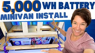 How to Install Redodo Batteries in your Minivan Camper | Vanlife Electrical