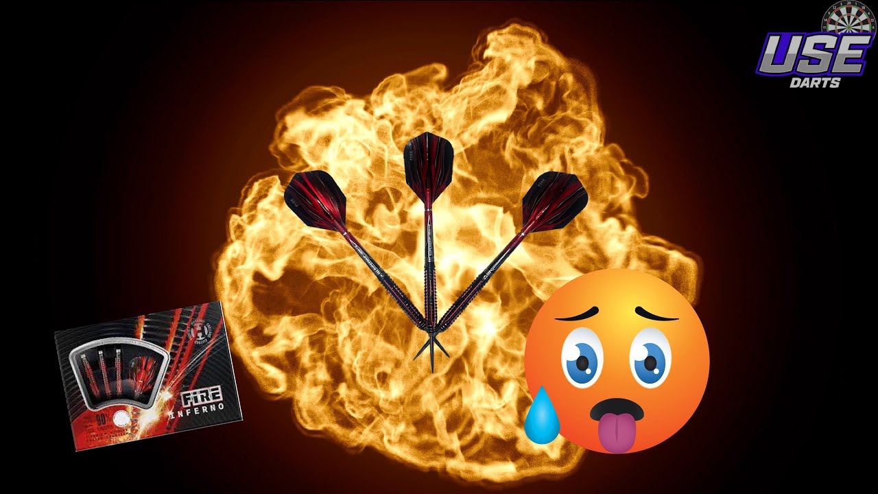 These Darts are FIRE! Harrows Fire inferno darts review. YouTube