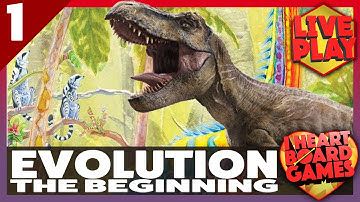 EVOLUTION: The Beginning, North Star Games, Dominic Crapuchettes | Live Play | Session 1, 4 Players