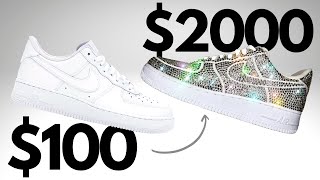 TURNING $100 AIR FORCE ONES INTO $2000 (TUTORIAL)