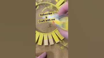 Dollar Tree Tumbling Tower Blocks DIY Craft Idea Bo Ho Decoration - Sunshine & Rainbow wall hanging