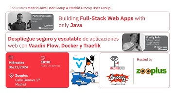 Construye y Despliega full stack web apps en Java con Vaadin (Vaadin Iberian JUG Tour)