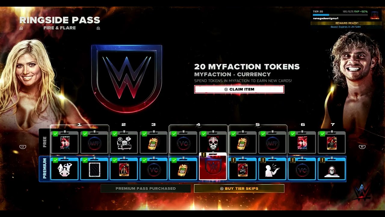 WWE 2K26 Ringside Pass Season 3 Tier 1 20 Rewards! Everything I Unlocked Free + Premium