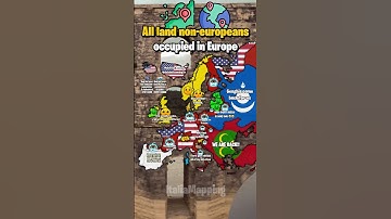 All land non-europeans occupied in Europe | ItaliaMapping #fypシ゚viral #mapping #map #geography #fyp