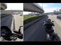 Kawasaki Vulcan S Arrow exhaust third person view