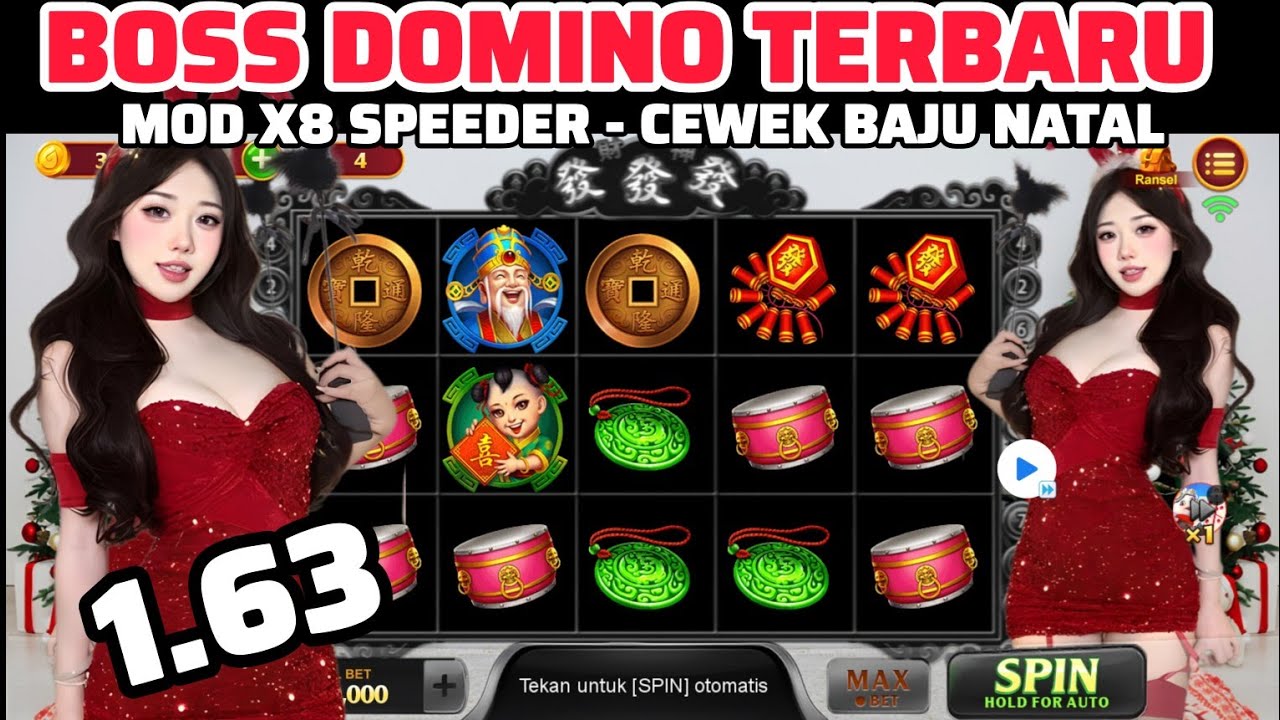 BARU CEWEK BAJU NATAL‼️BOSS DOMINO X8 SPEEDER TERBARU V1.63 UPDATE ADA GAME BARU DAN BOSS PARTY