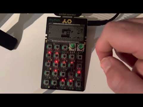 Pocket Operator Tutorial 1 - PO-12 Rhythm/Sequencer/Pattern/Sounds/Delete/Copy