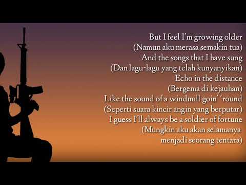 Soldier of fortune Deep purple (Lirik terjemah)