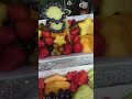 Fruta decorada para graduacion