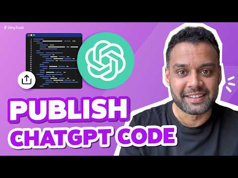 Publish ChatGPT Code by Tiiny Host video preview 2