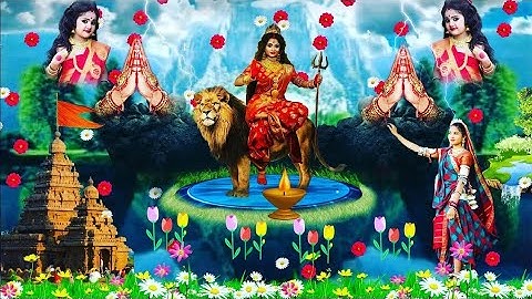 How To Navratri 3D+Full HD video edit in kinemaster tutorial in Hindi