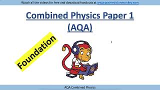 2024 Exam! AQA Combined Foundation Physics Paper 1