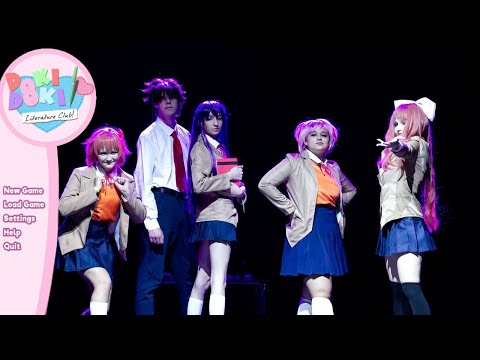 Видео: Doki Doki Literature Club cosplay defile | Докичи | Animate It 2023