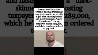 Ex-trooper shot himself, blamed Black man—gets jail and $289K restitution. ⚖️🚔 #JusticeServed
