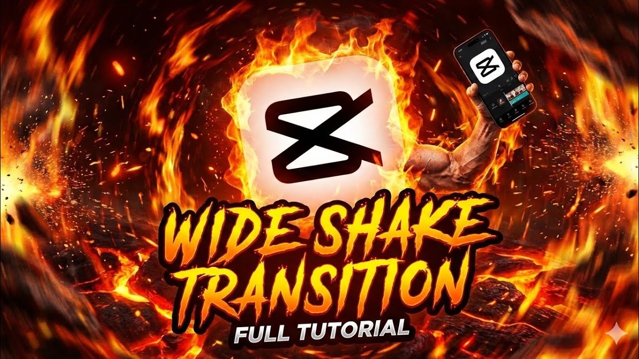 SMOOTH WIDE ANGLE SHAKE TRANSITION TUTORIAL CAPCUT||WIDE SHAKE TRANSITION TUTORIAL CAPCUT|FireFury07