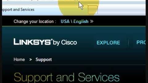 How to Upgrade LinkSys Firmware