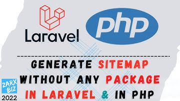 Generate sitemap using php and laravel without any package [ Step By Step ]