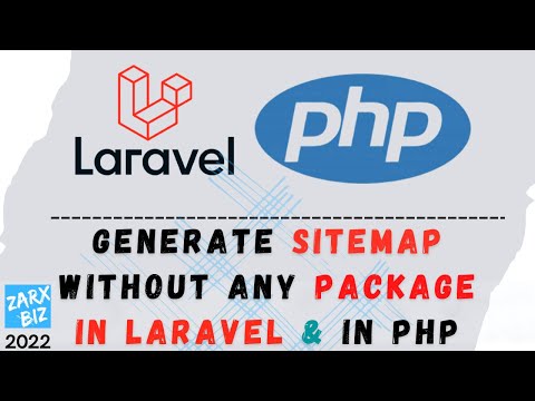 Generate sitemap using php and laravel without any package [ Step By Step ]